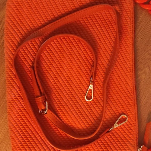 Shoulder envelope bag like new, orange