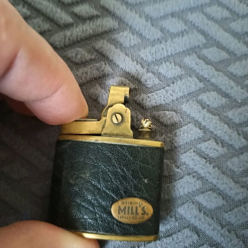 Original Mills Naval lighter used, vintage, functional