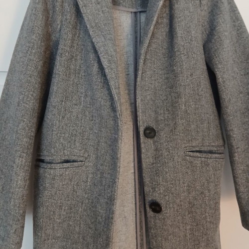 Marks & Spencer long grey coat, size L
