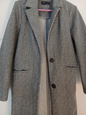 Marks & Spencer long grey coat, size L