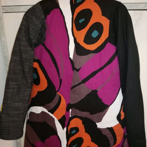 St-martins women's medium colorful coat like new