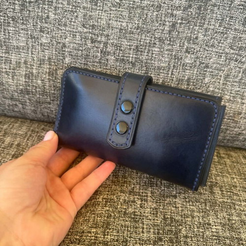 Leather tobacco case handmade, new