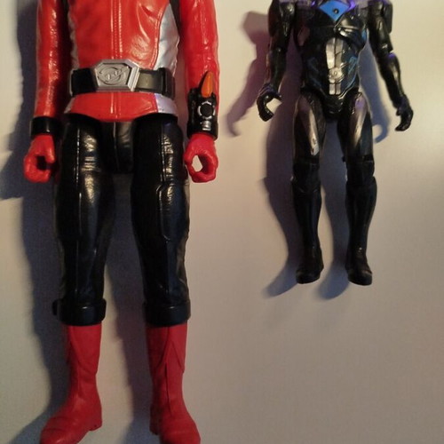 Power Rangers figures used, set of two