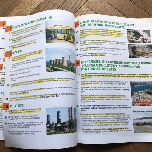 PASOK promotional brochure Kosmogonia 20,000 works like new