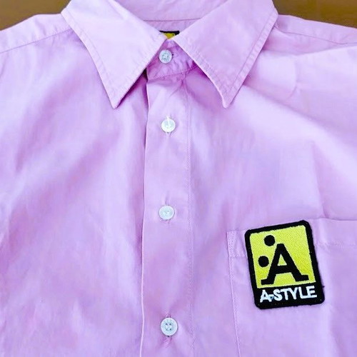 A-Style Pink Shirt XL like new with Graphic Logo