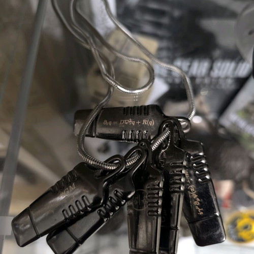 Death Stranding 2 Q-Pid Dog Tags necklace new metal