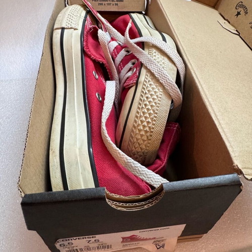 All Star Converse red size 38 used sneakers