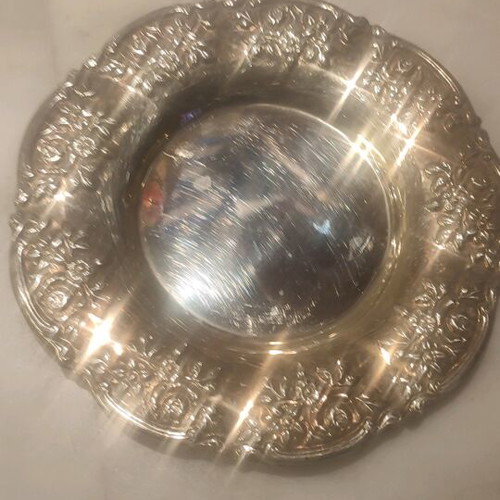 Silver-plated utensils used for serving or decoration