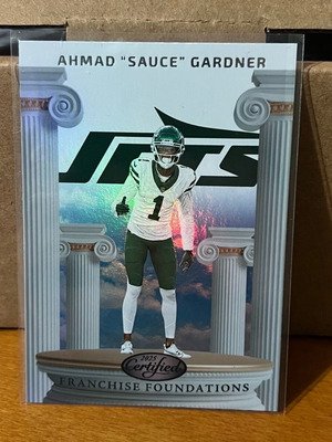 NFL Panini Franchise Foundation Ahmad “Sauce” Gardner new