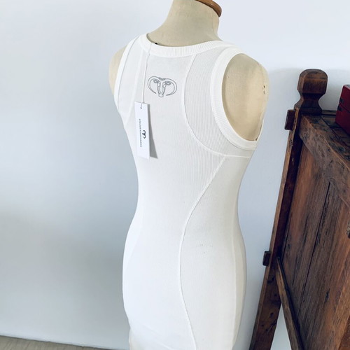 Stelios Koudounaris short white dress new, size S