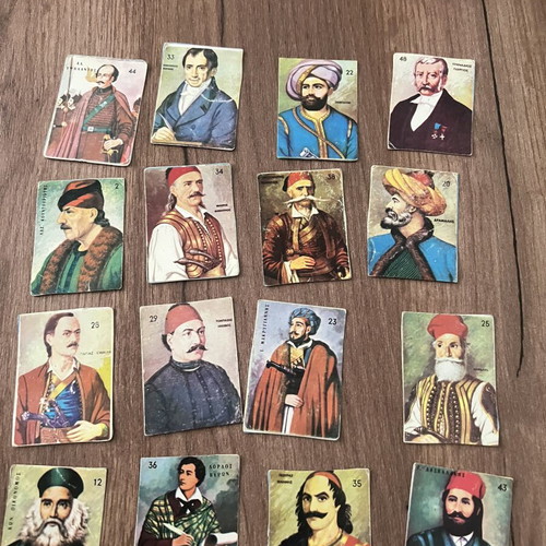 National Heroes Stickers pack of 24 like new from 70s collection