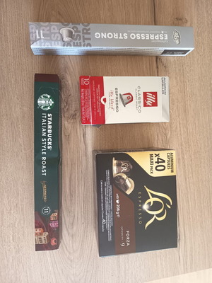 Κάψουλες συμβατές με Nespresso Original L'Or, Illy, Starbucks καινούργιες