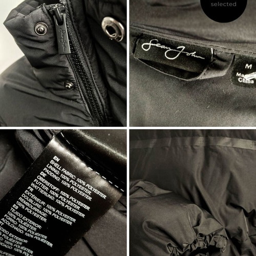 Sean John Down Jacket like new, size L-XL, black