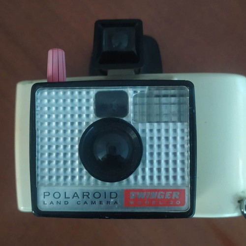 Polaroid Land Camera Swinger Model 20 used, 1960s collectible
