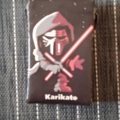 Kylo Ren caricature cigarette case like new, leatherette