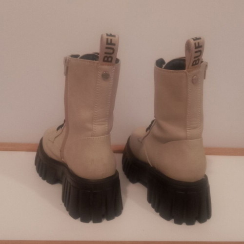 Buffalo women's ankle boots used, grey and black, size 37