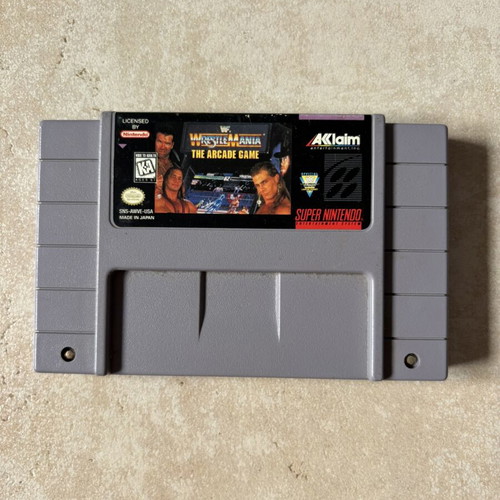 WWF Wrestlemania The Arcade Game Super Nintendo SNES