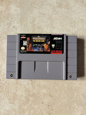WWF Wrestlemania The Arcade Game Super Nintendo SNES