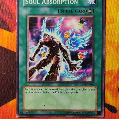 Soul Absorption Yu-Gi-Oh! card used IOC