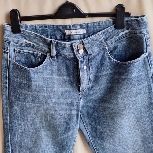 Celestino Medium Blue Bootcut Jeans, Blue Denim