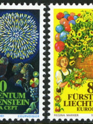 Liechtenstein 1981 Europa CEPT set new MNH