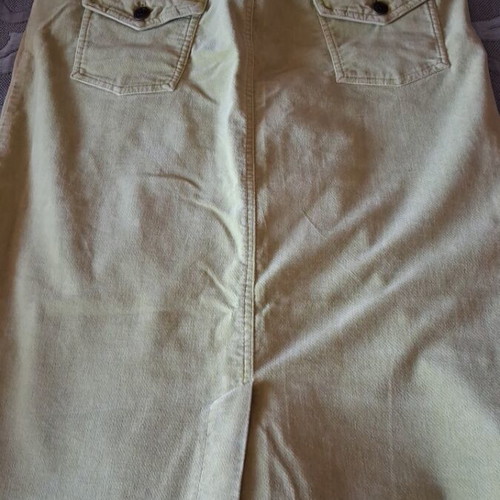 Marlboro classics skirt made of cotton velvet like new, green
