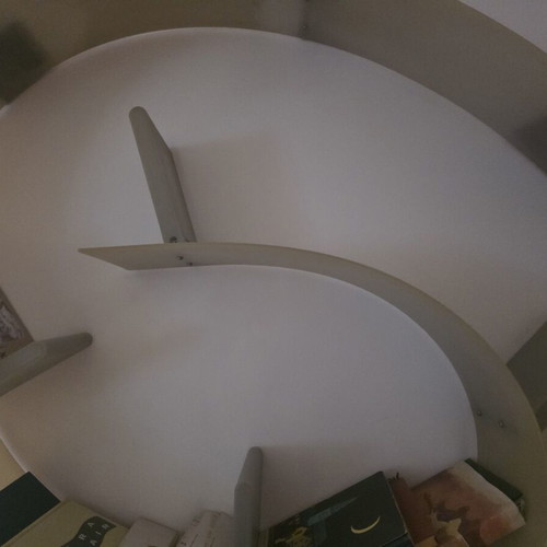 Kartel Bookworm bookshelf by Ron Arad, grey, 3.2 meters, 7 shelves