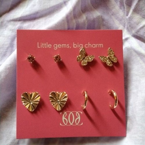 Earrings new, multicolored