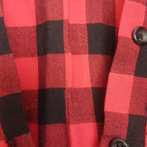 Paranoia Checked Dress like new, medium, short sleeve, black and red