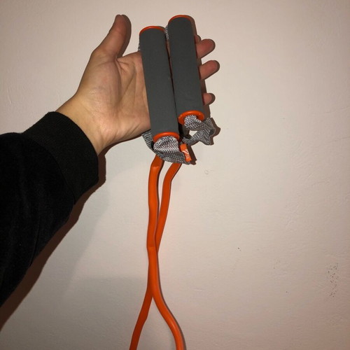 Fitness set new with resistance band and handles