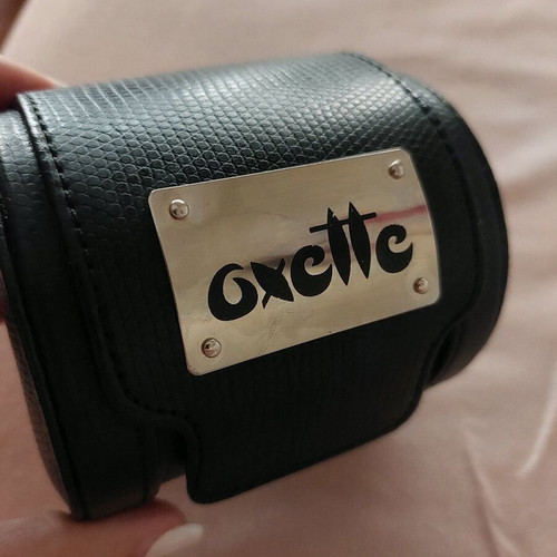 Oxette watch case (barrel) like new, leather