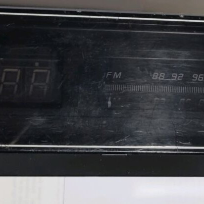 National Panasonic RC 100B clock radio used, vintage 70s