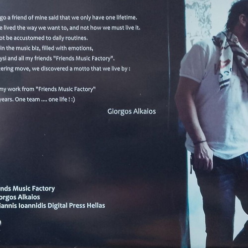 Eurovision 2010 Oslo Giorgos Alkaios CD and scarf like new