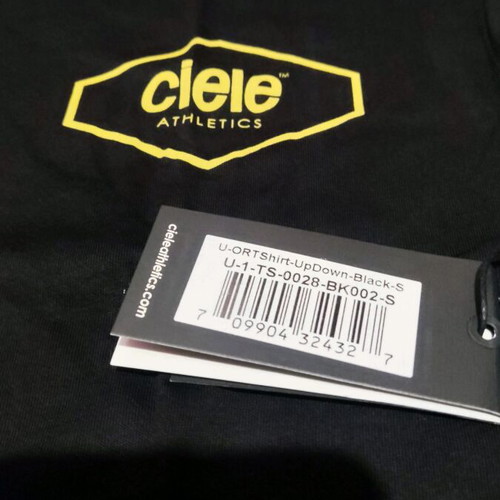 Ciele Athletics ORTShirt Up Down t-shirt new, size Small, black
