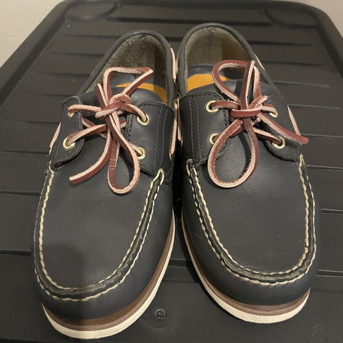 Timberland boat shoes like new, navy blue, size 41.5