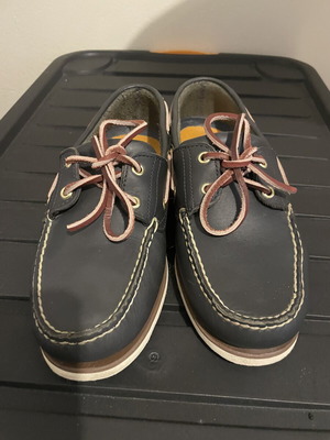 Timberland boat shoes like new, navy blue, size 41.5