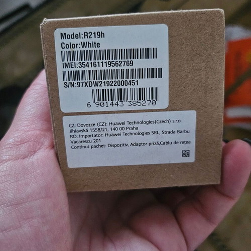 Vodafone Mobile Wifi Model R219h New Sealed Box