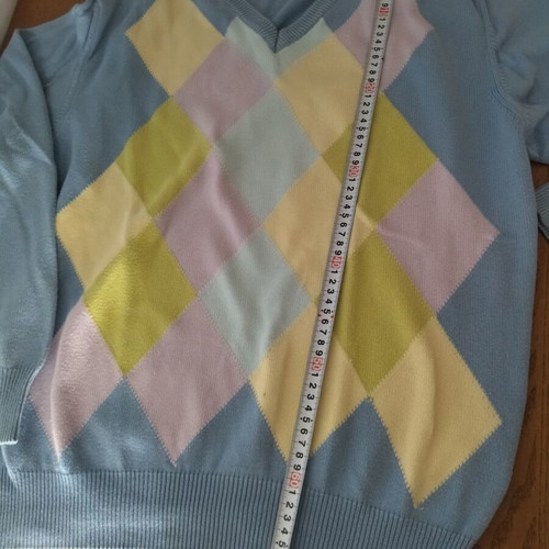 Oxford Company men's sweater XL with argyle pattern, used