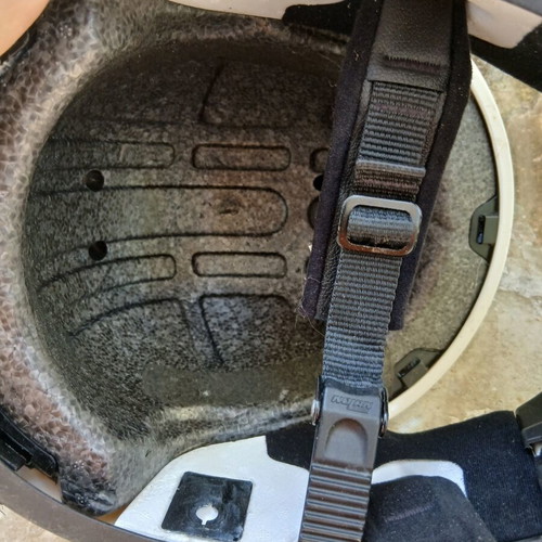 Nolan motorcycle helmet used, missing inner padding