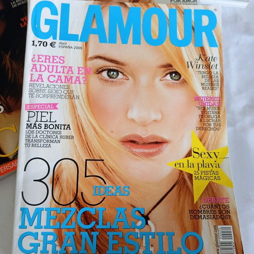 8 Spanish Glamour magazines like new, set issues 21, 22, 24, 25, 29, 30, 32, 36