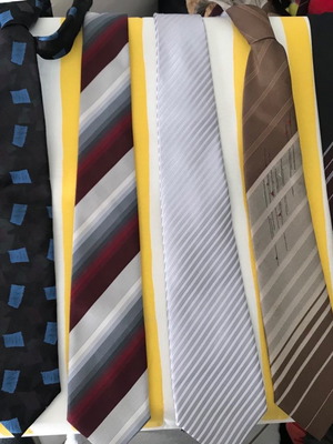 Ties with beautiful patterns, pack of 6 pieces