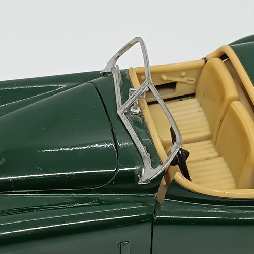 Αυτοκίνητο Jaguar XK 120 1949 Burago μεταχειρισμένο, χωρίς εμπρόσθιο παρμπρίζ