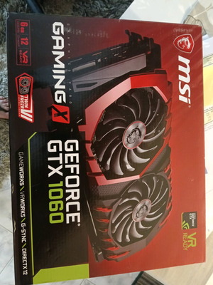 MSI GeForce GTX 1060 графична карта като нова