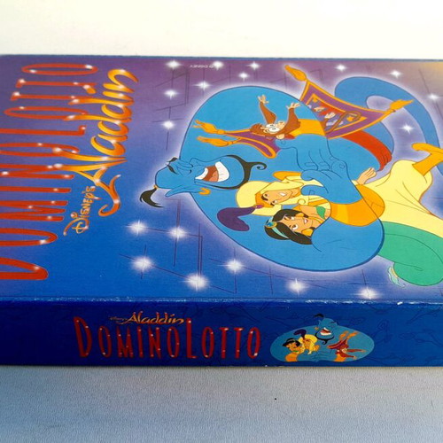 Domino Lotto Disney Aladdin 1992 Clementoni new