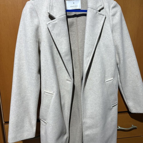 Stradivarius beige coat, like new