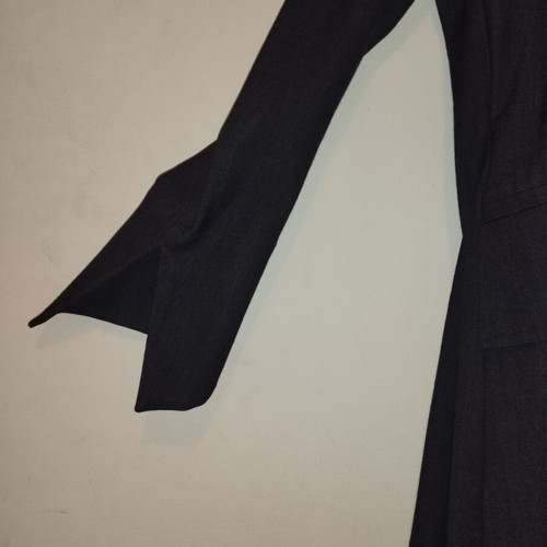 Dark grey wrap coat, 45% wool 55% vicuña, size M