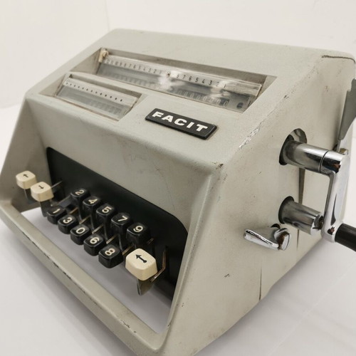Facit AB old calculator used, functional