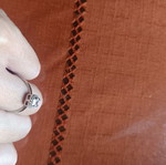 Monopetro ring like new, silver