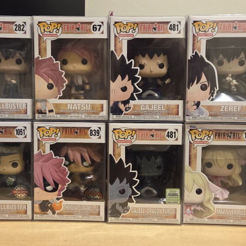 Fairy Tail Funko Pop Collection Bundle 17 pcs vaulted exclusive