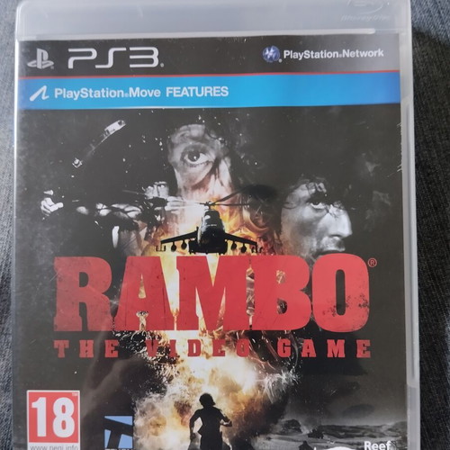 Rambo video game PlayStation 3 like new